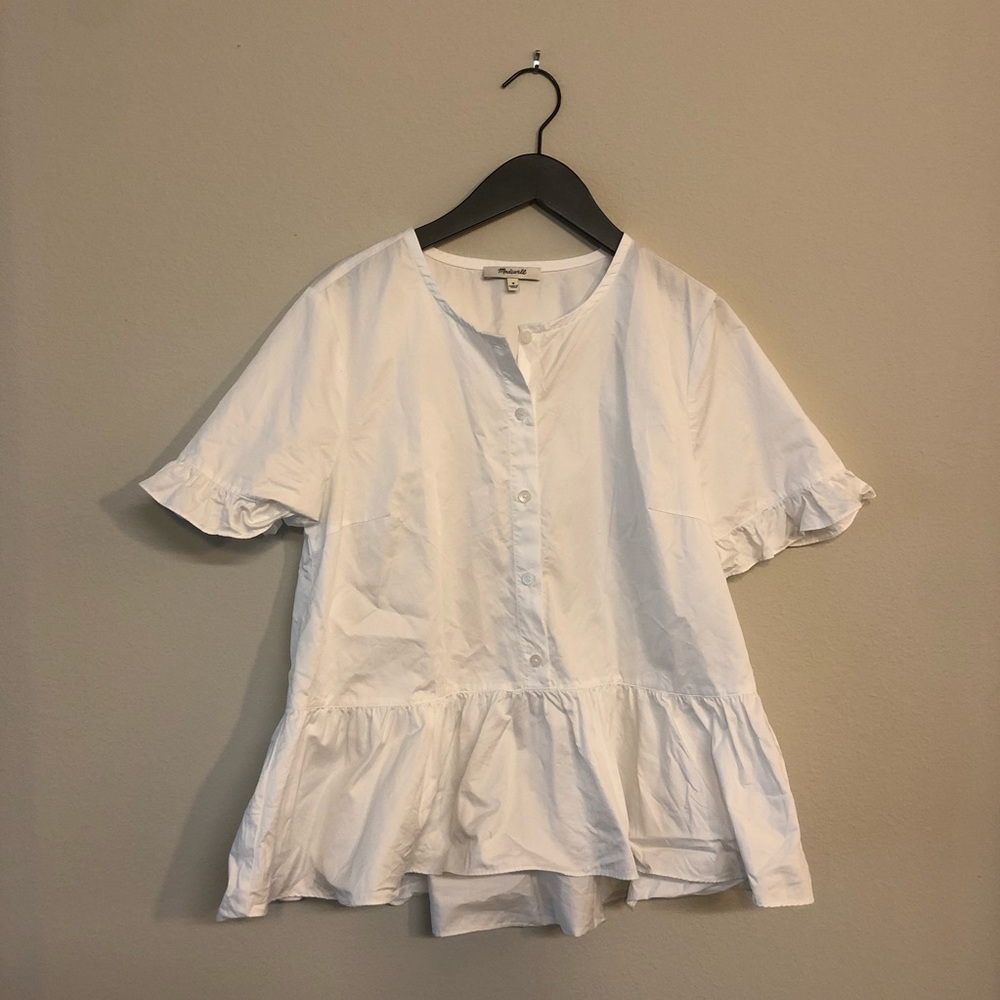 Madewell drop waist top